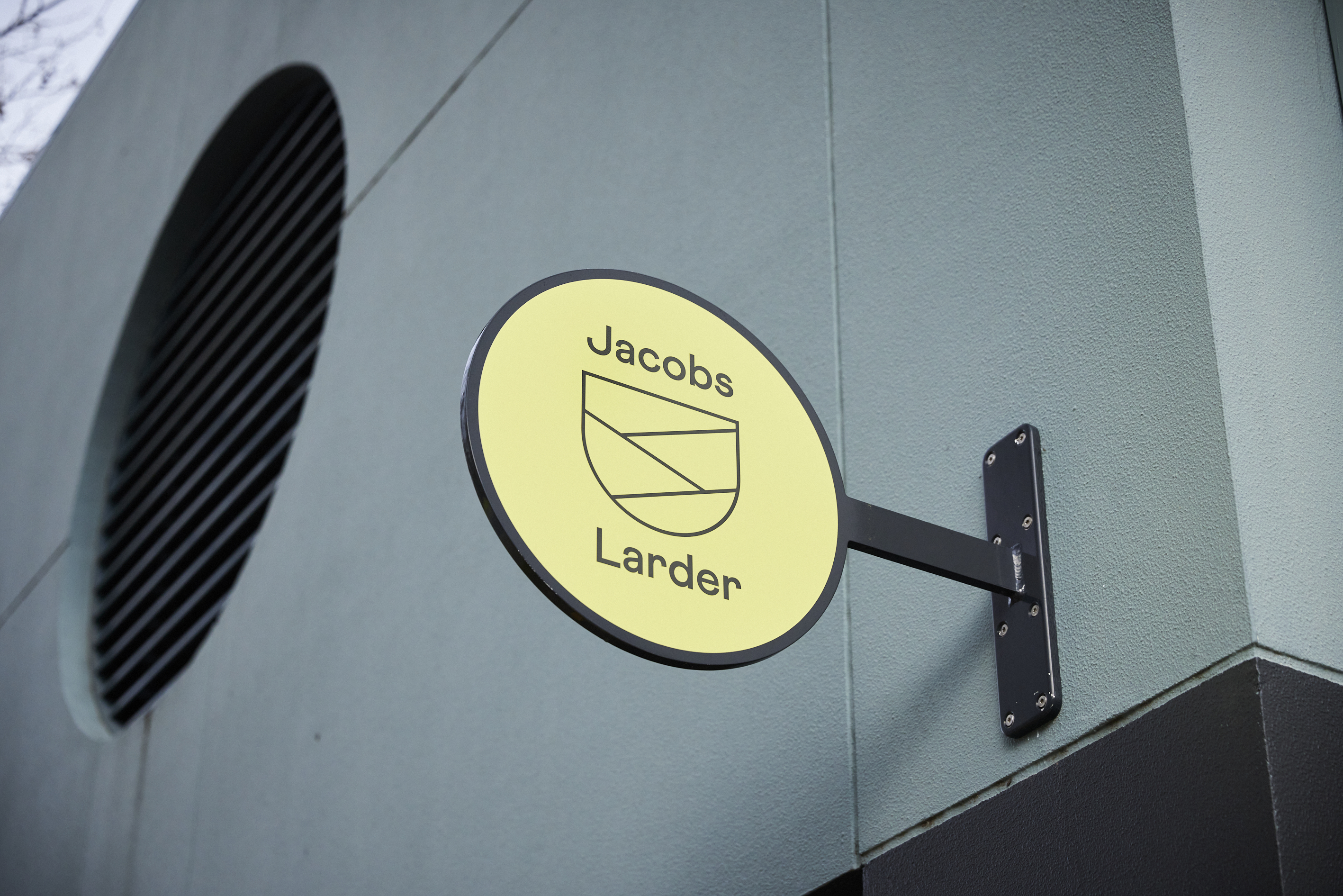 Signage on Jacob's Larder