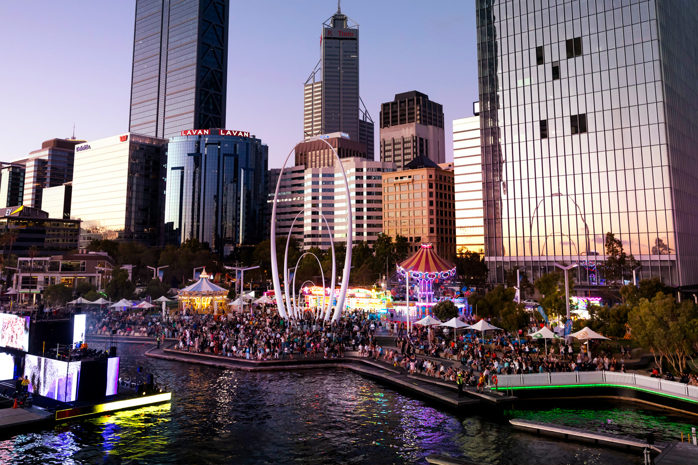 Community event at Elizabeth Quay