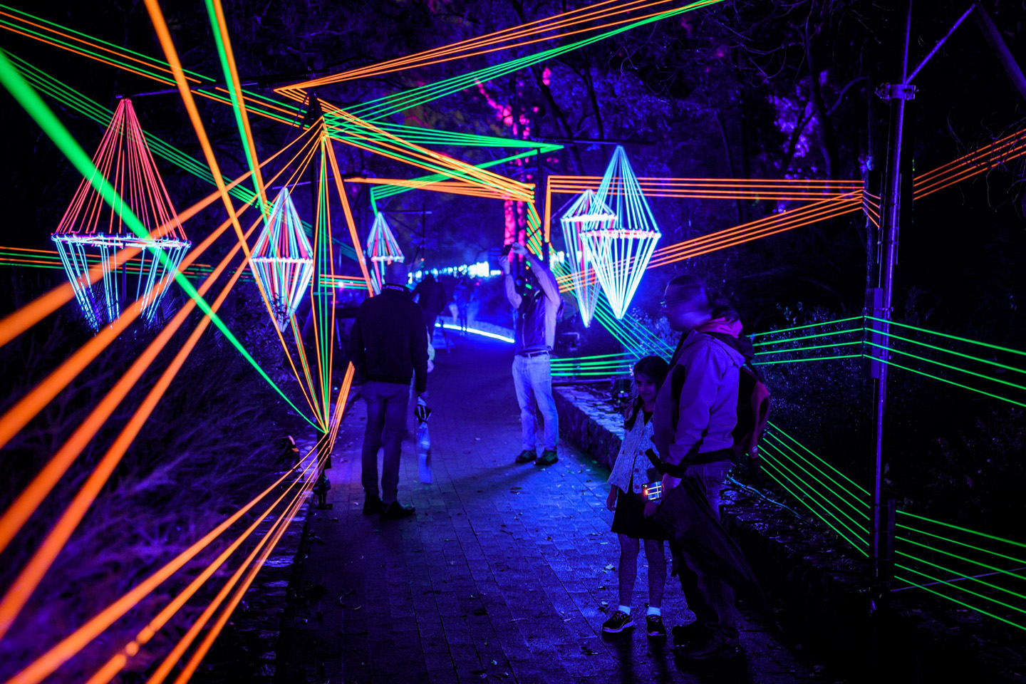 Lightscape in Kings Park