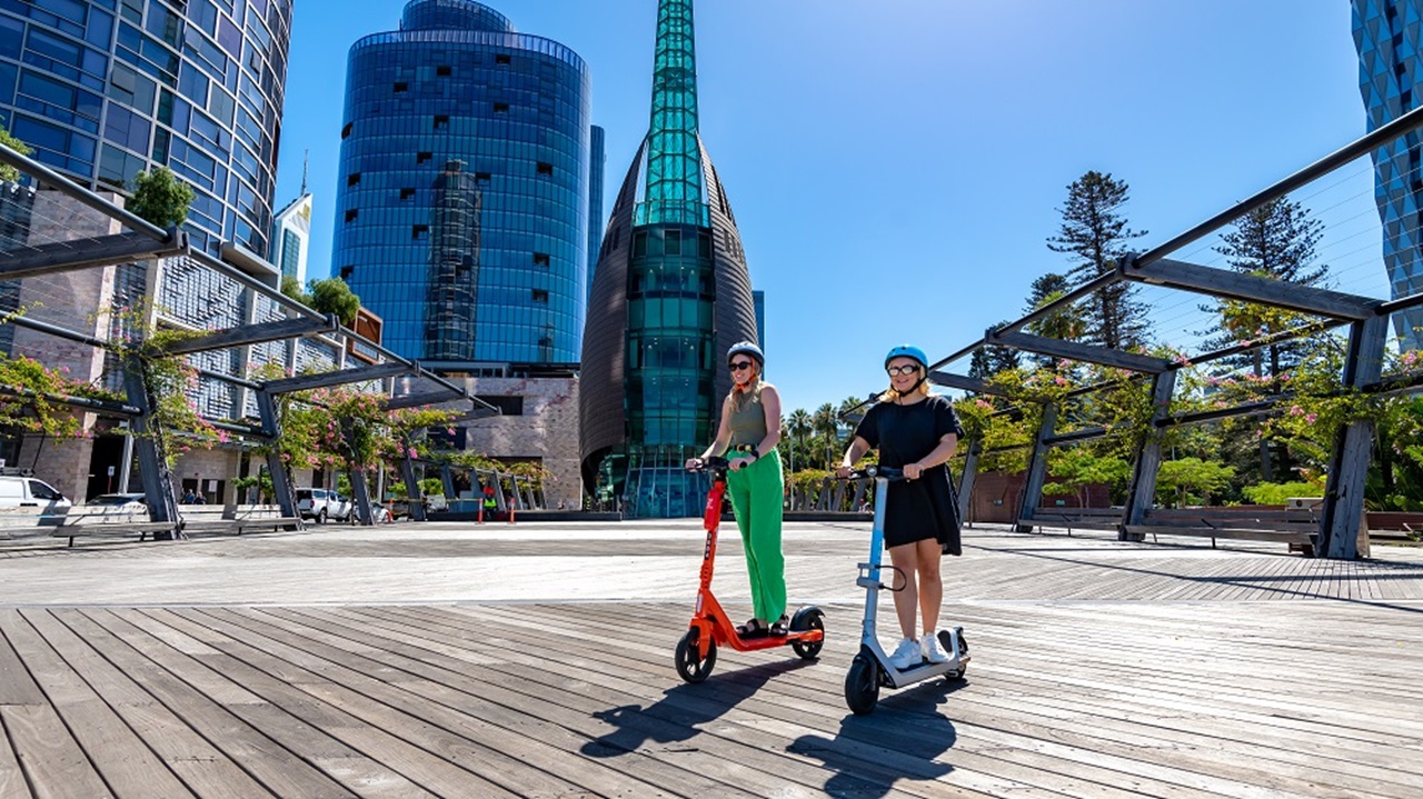 escooters in the City of Perth