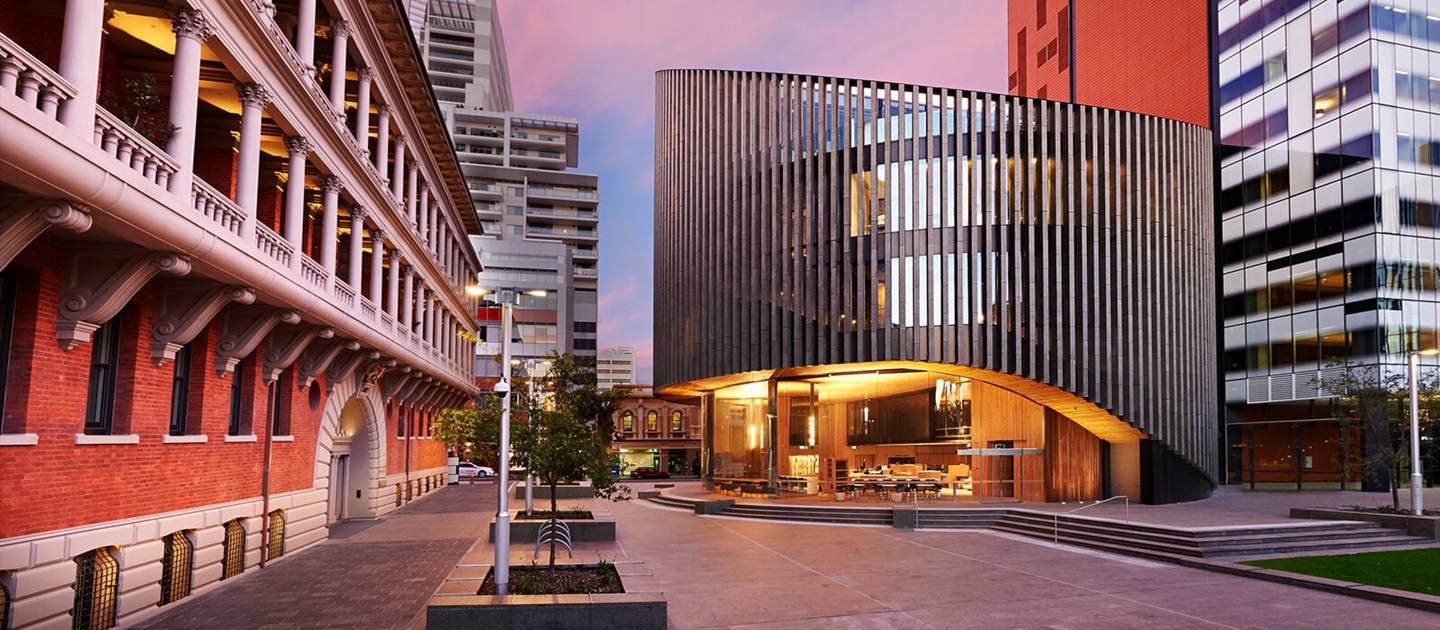 city of perth library exterior