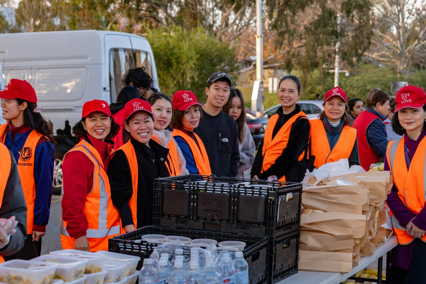 Volunteers at the City of Perth Accredited Services site