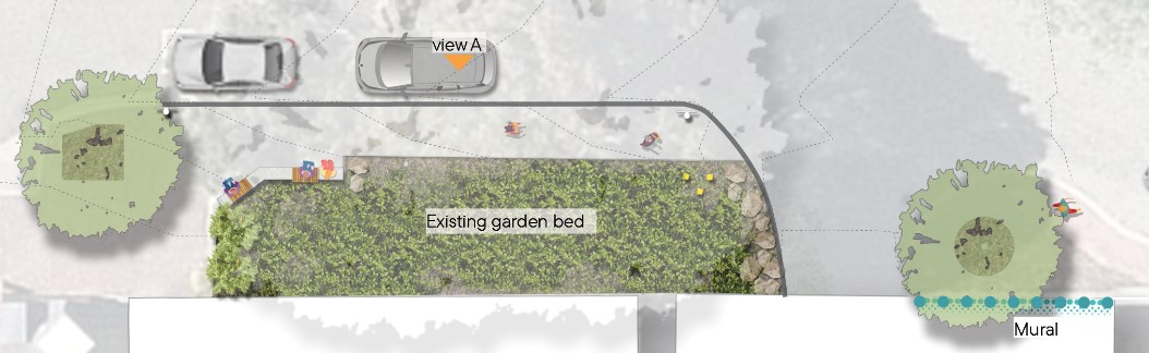 Hardy Road Pocket Park concept plan