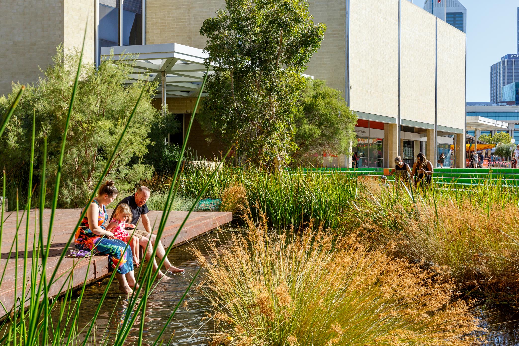 Family at Perth Cultural Centre