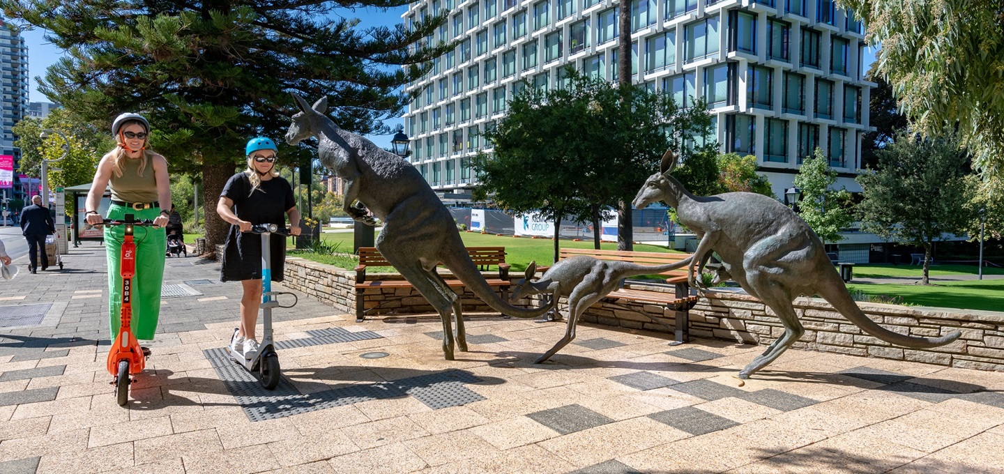 escooters in the City of Perth