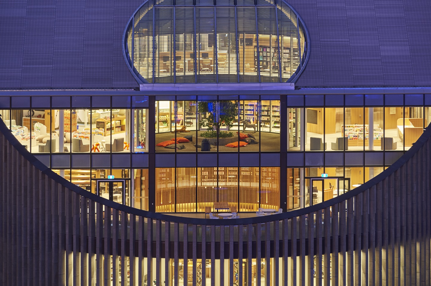 Facade of City of Perth Library from the St Georges Tce Side