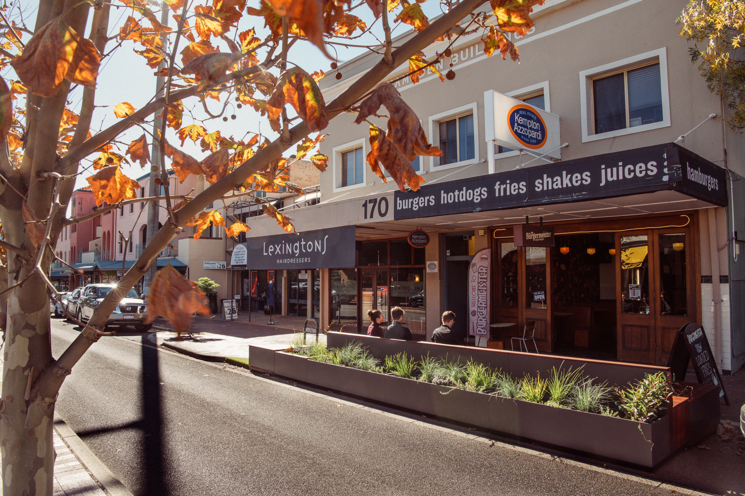 Hampden Road parklets in Nedlands