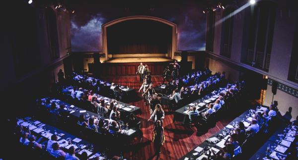 Performers at Perth Town Hall