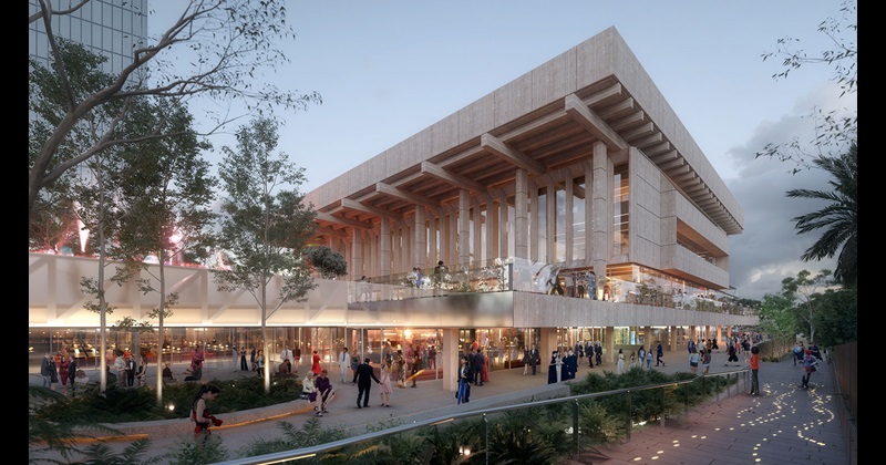 Artist impression Perth Concert Hall redevelopment