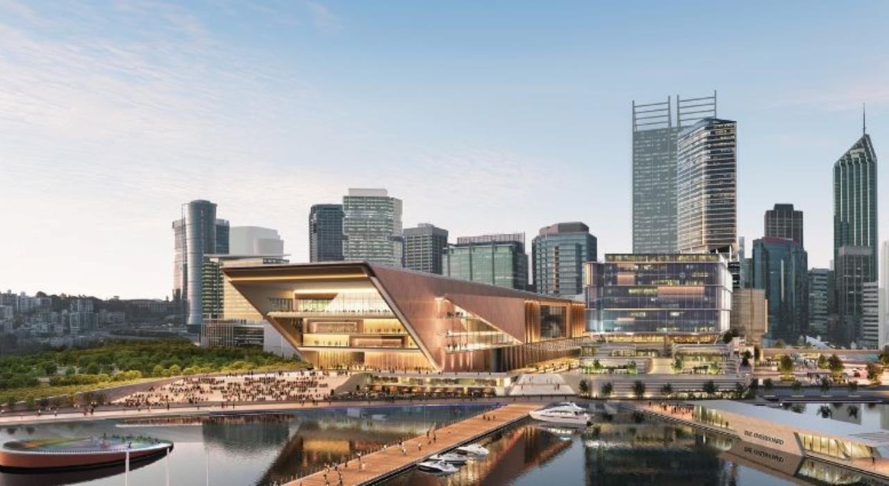 Artist impression of Perth Convention and Entertainment Centre redevelopment