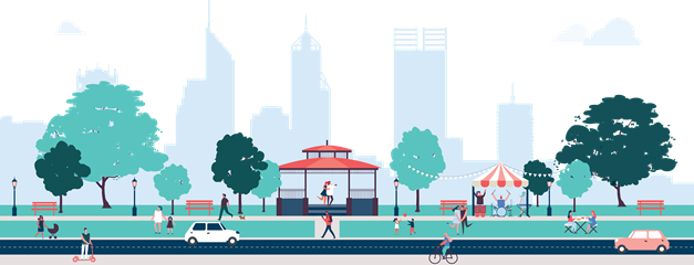 Russell Square revitalisation concept image