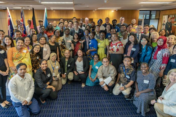 UWA Student Awardees of the Australia Awards Scholarship reception, February 2024