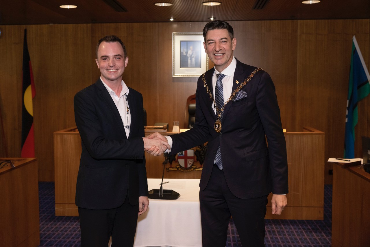 Mayor Zempilas and Deputy Lord Mayor Gobbert