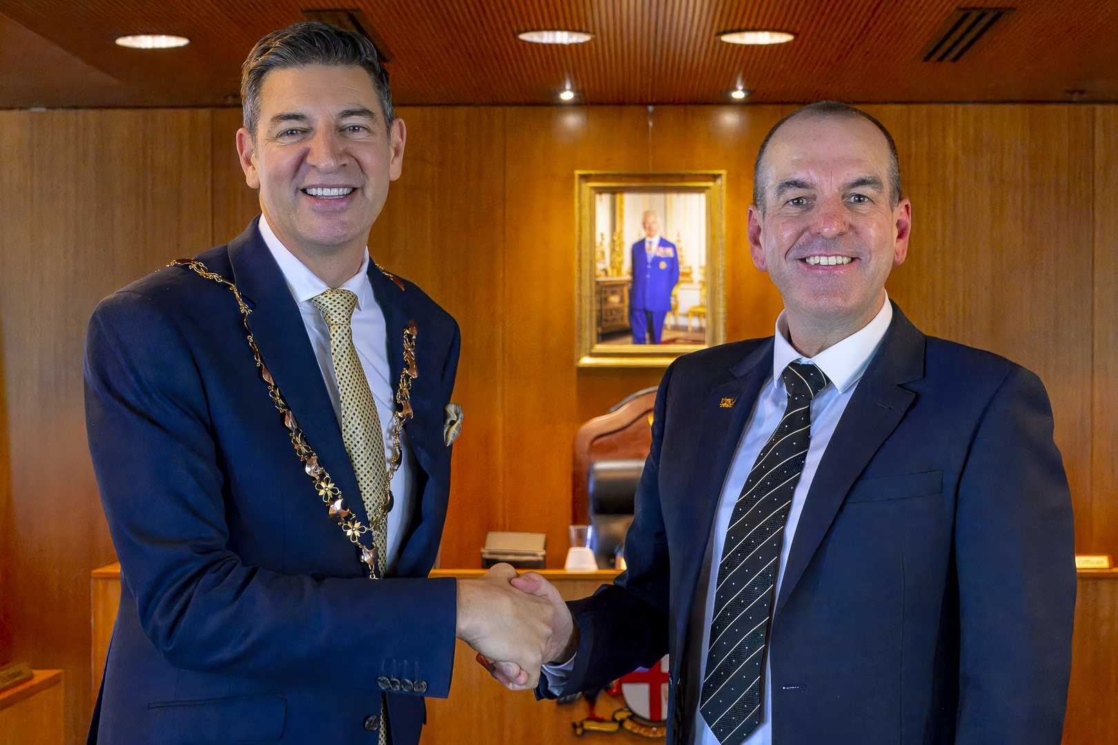 Steve Wellard being sworn in as a Councillor on 21 October 2024