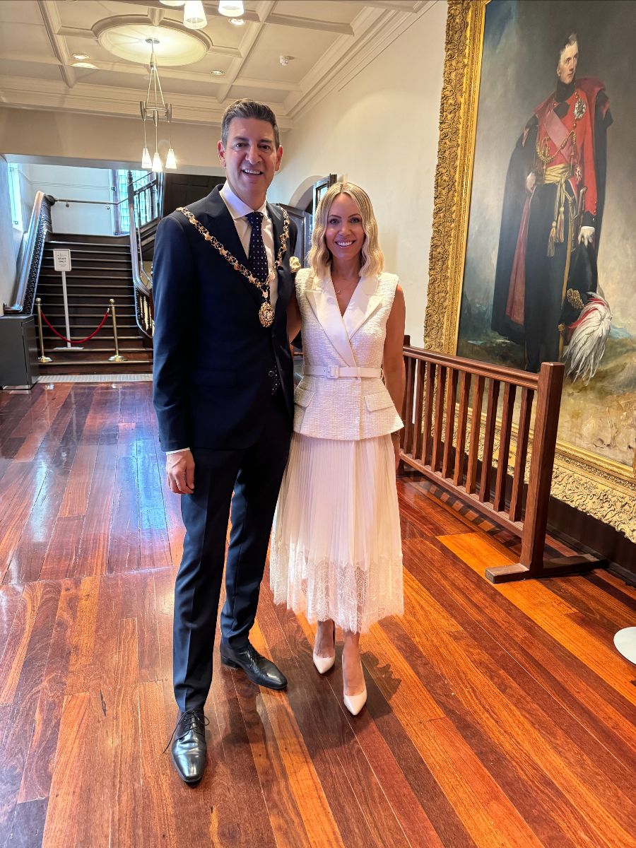 Lord Mayor Basil Zempilas and Amy Zempilas