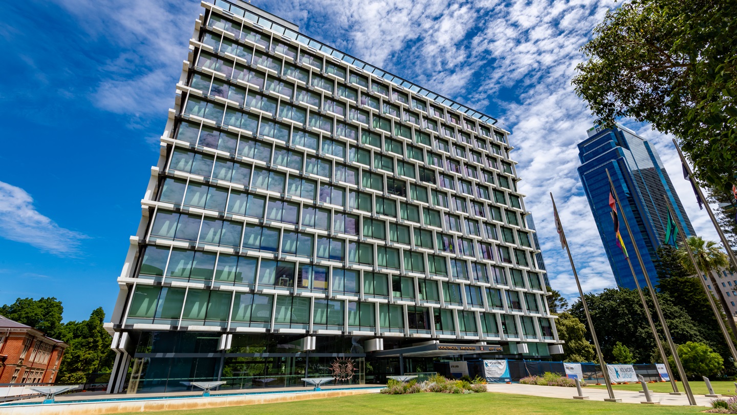 Council House viewed from St Georges Terrace