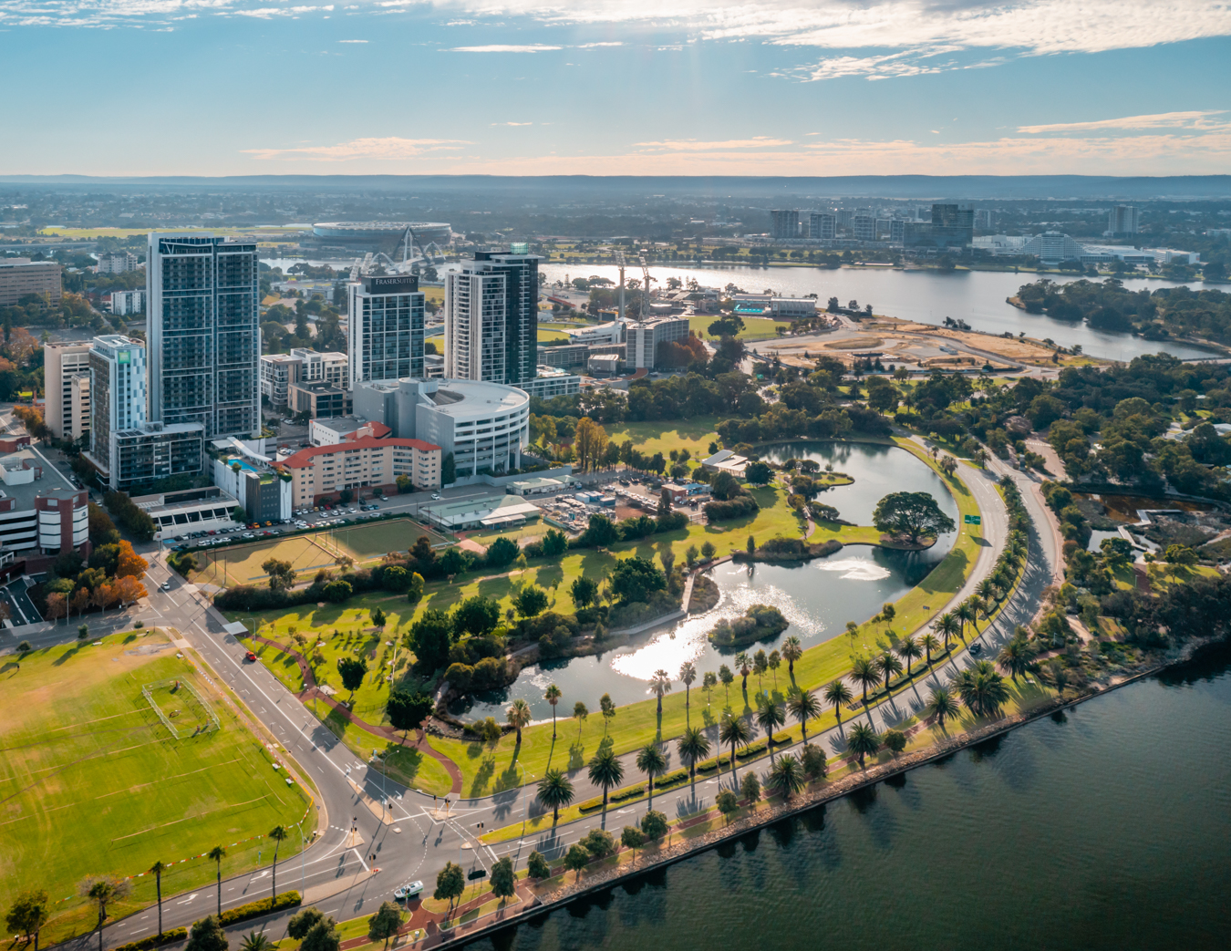 Swan River at East Perth