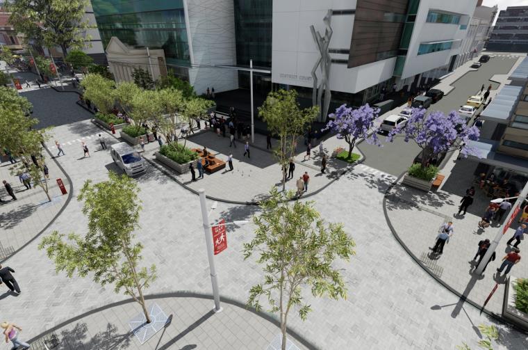 Artist impression of Hay Street