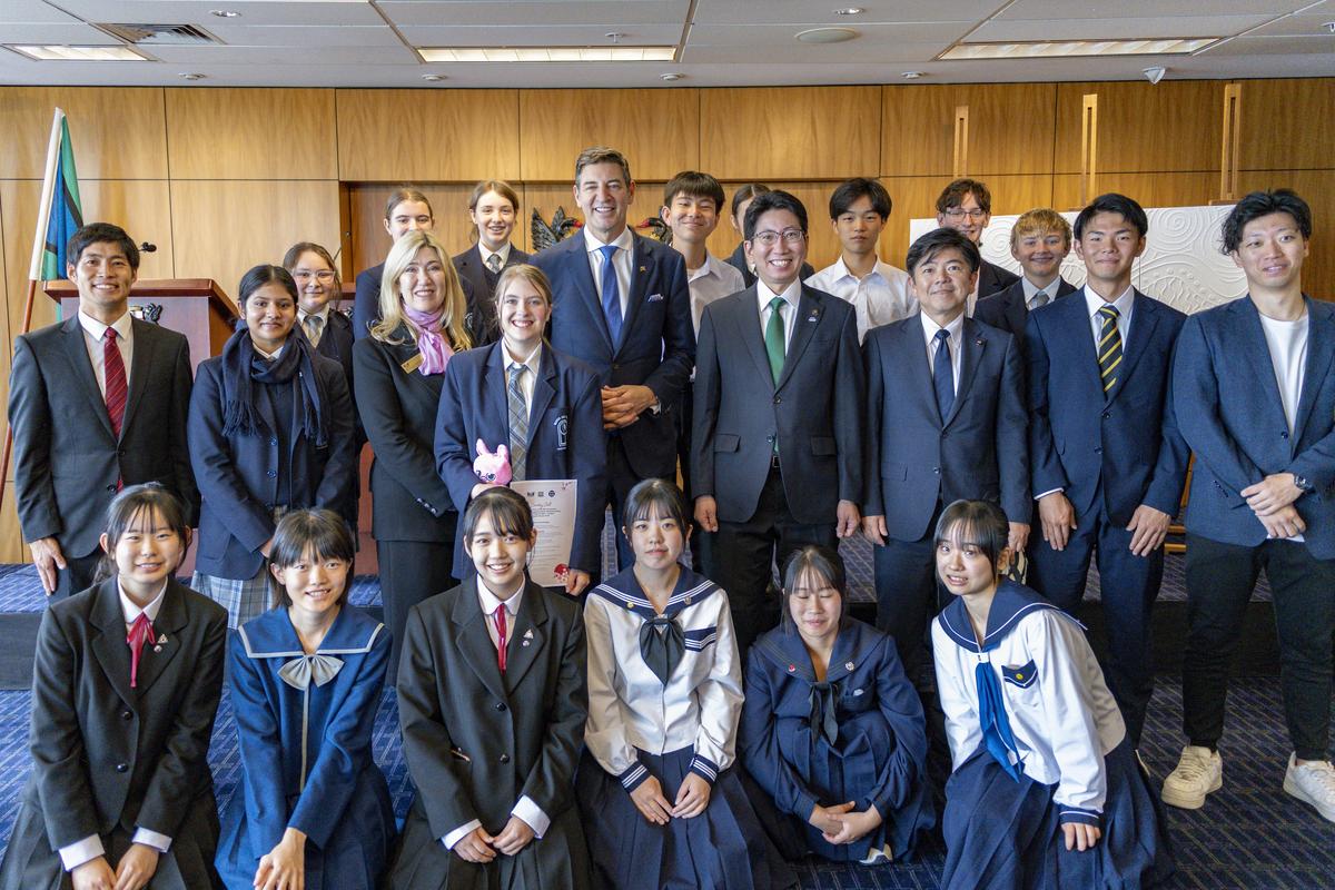 Kagoshima sister city delegation event