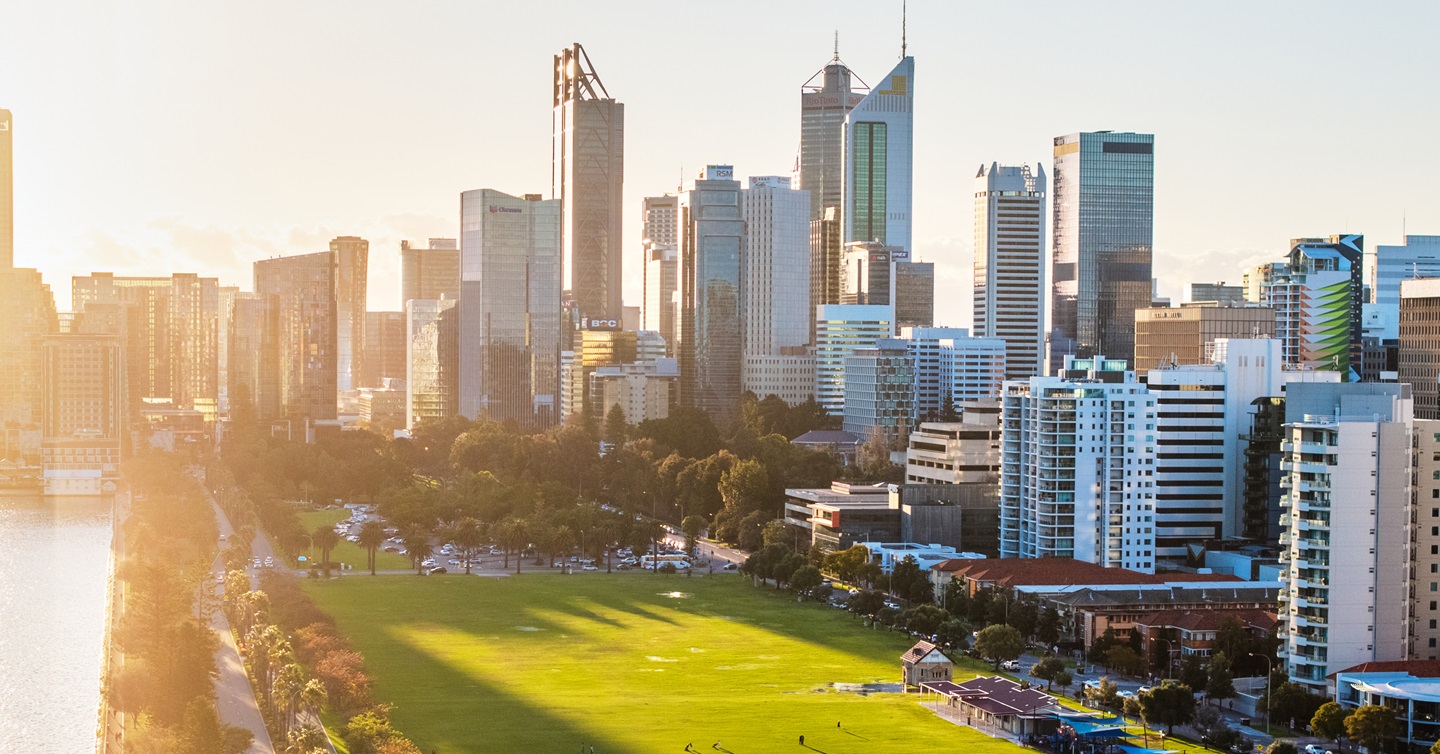 City of Perth skyline