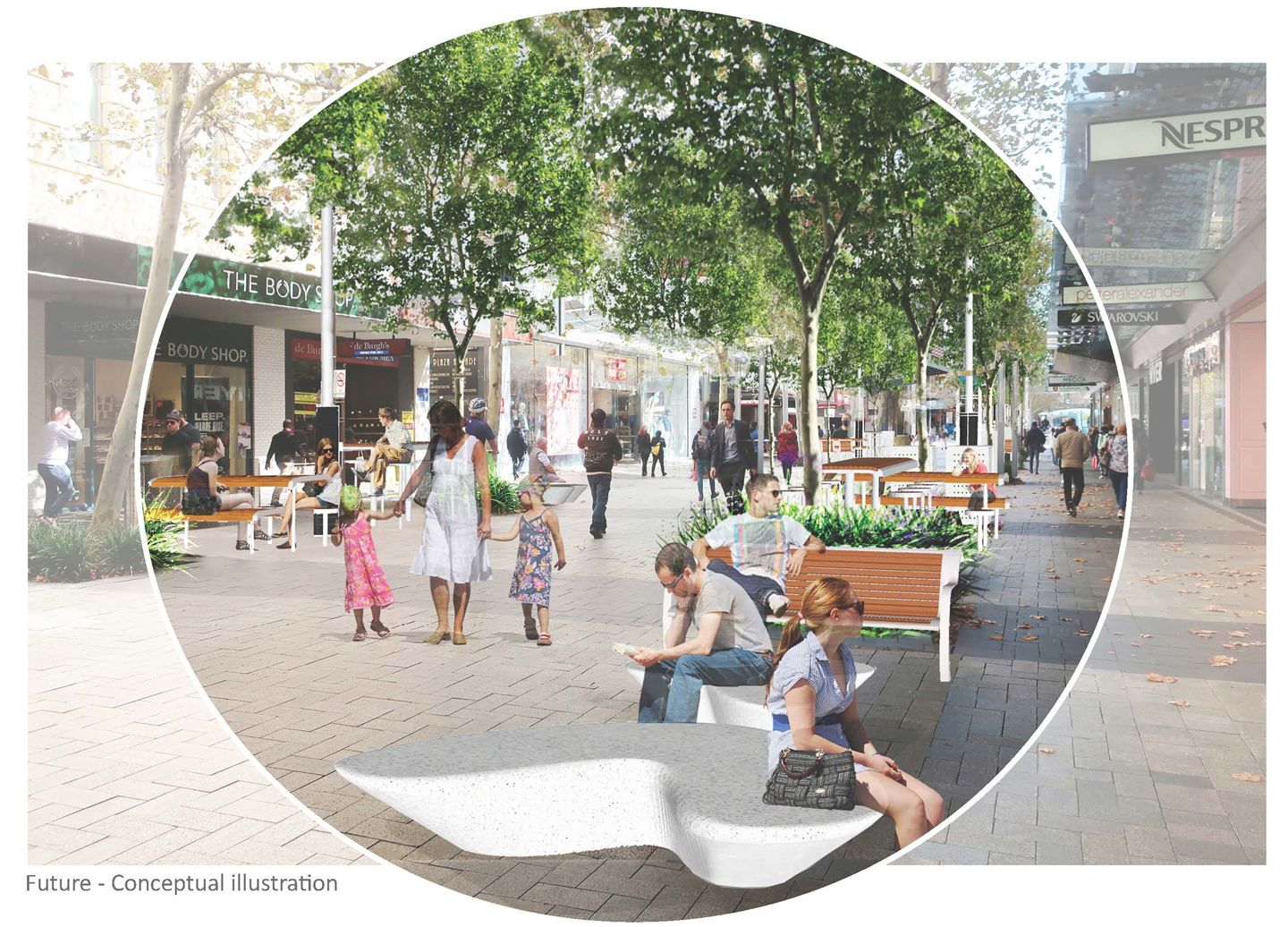 Murray Street Mall Concept art