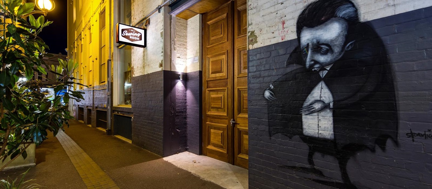 The Sewing Room entrance