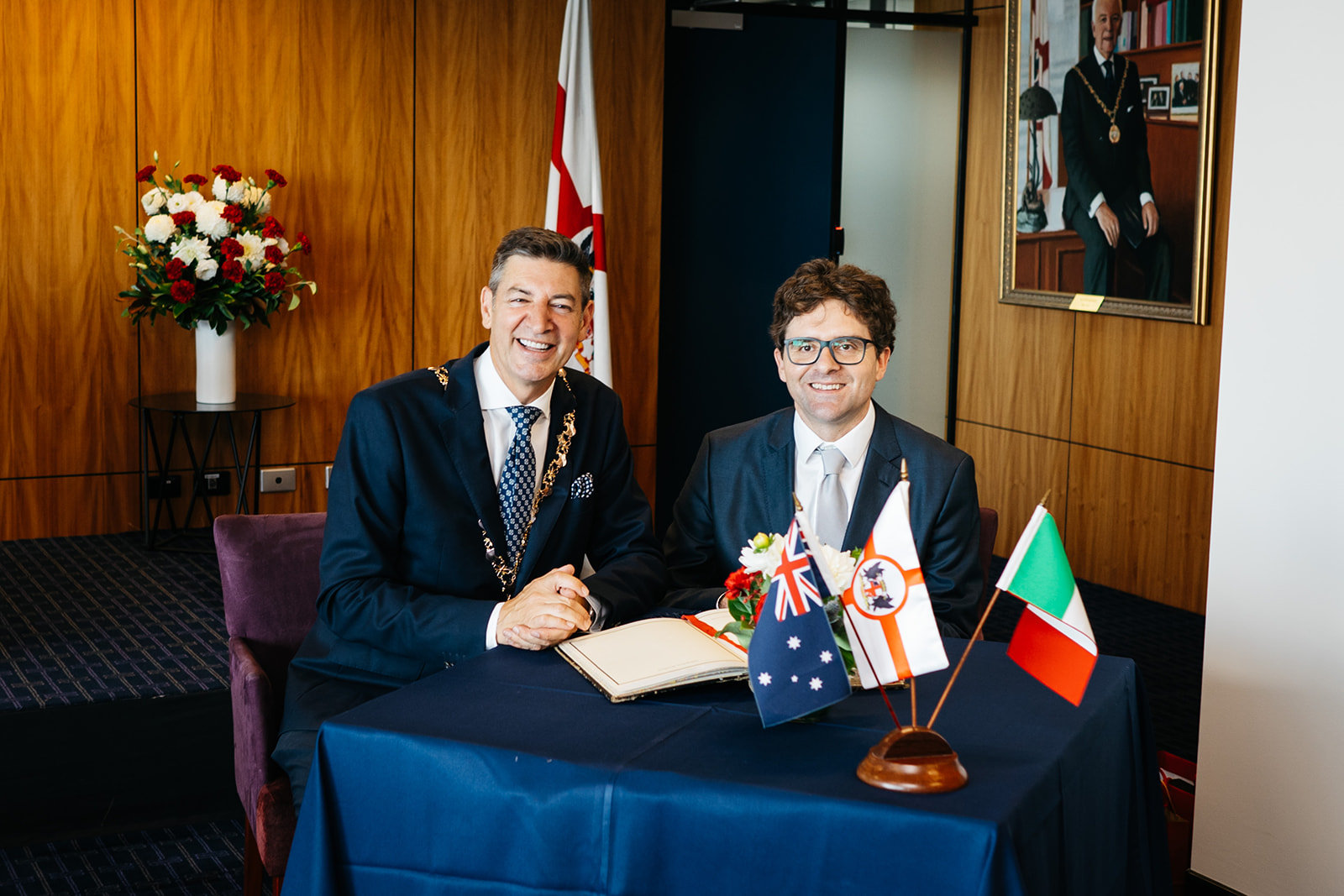 Vasto sister city visit January 2025