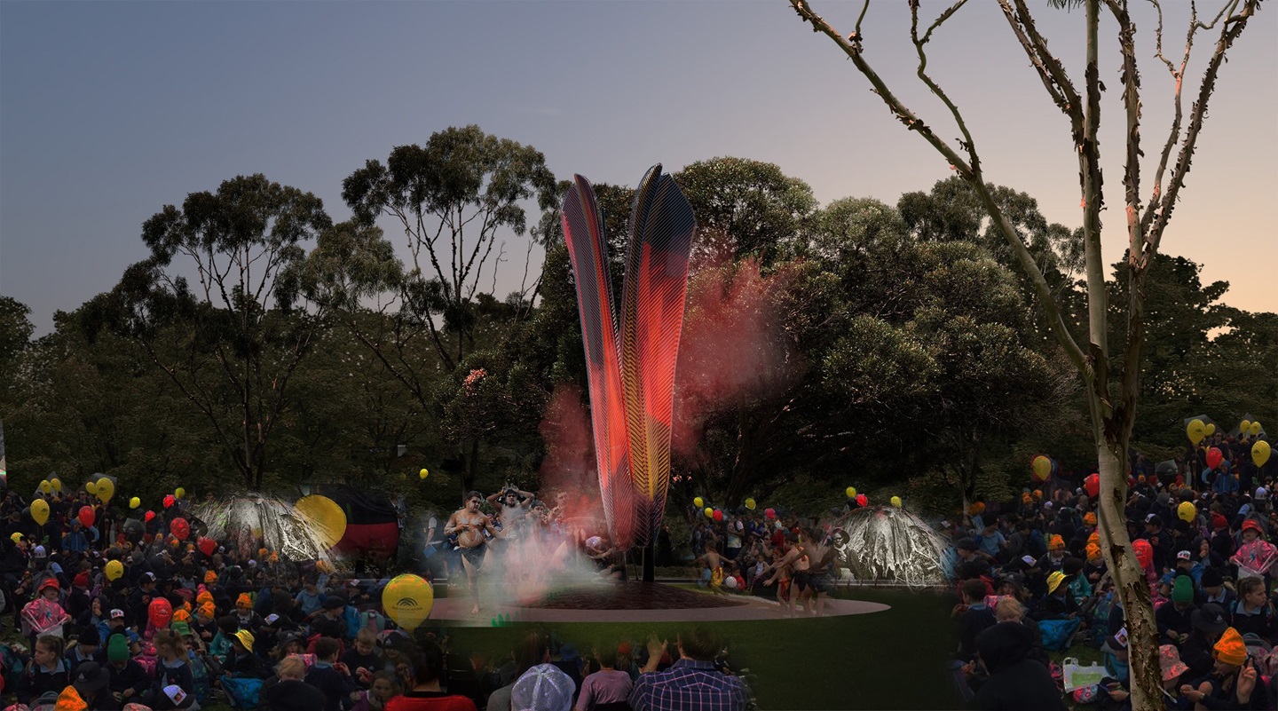 Art concept for Wellington Square reflective artwork