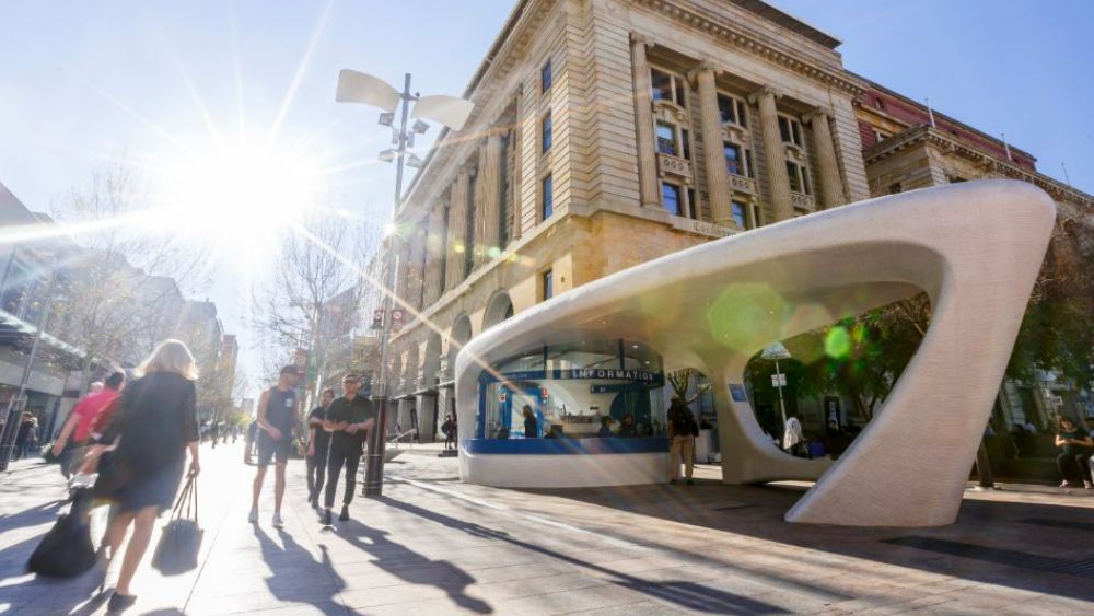 iCity Kiosk in Murray Street Mall