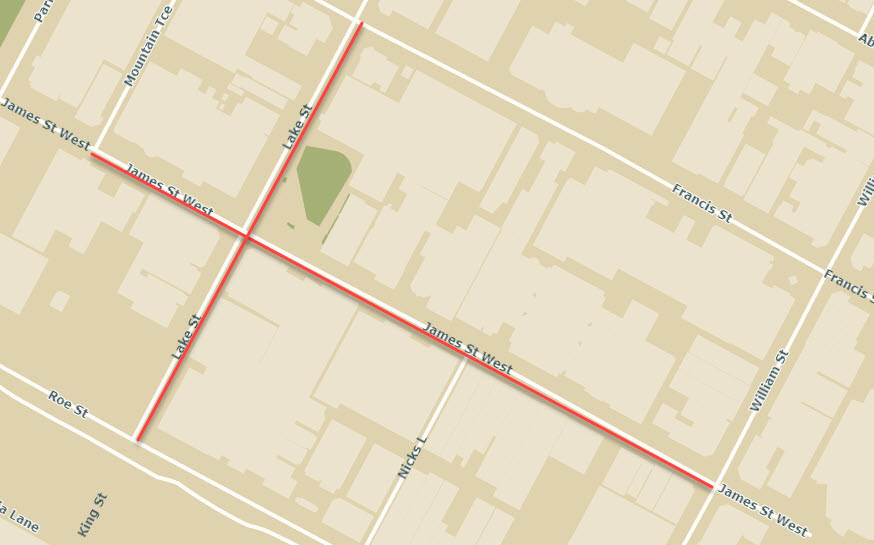 Road closure map Chinese new year fair 