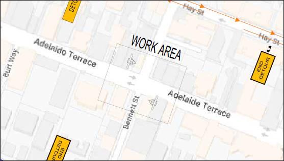 Road Closure - Adelaide Terrace and Bennett Street East Perth - 12 and 13 September 2026