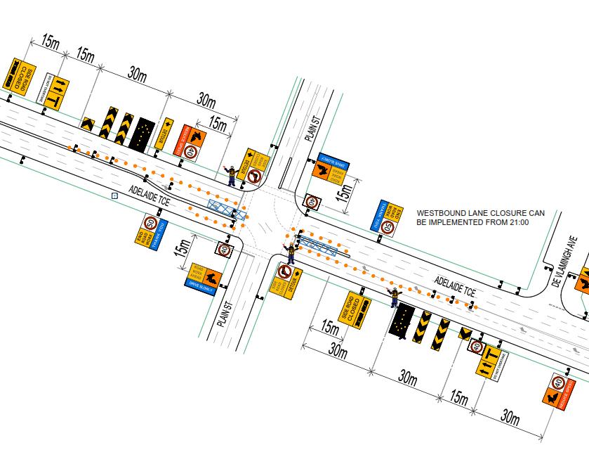 Road Closure - Adelaide Terrace and Plain Street East Perth - 12 and 13 September 2026