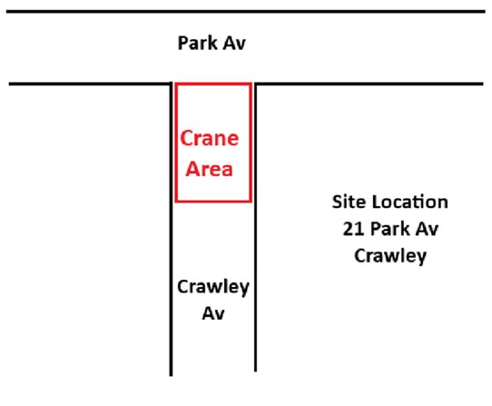 Road Closure - Crawley Avenue Crawley - 15 April and 20 May 2026