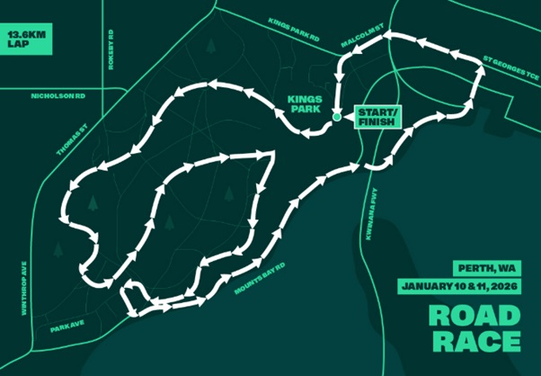 Road Closure - EVENT - AusCycling Elite National Championships - 9 to 11 January 2026