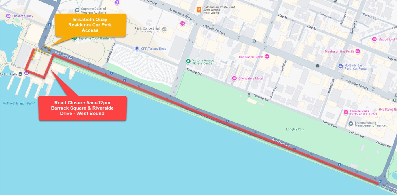 Road Closure - EVENT - Riverside Drive - 19 April 2026