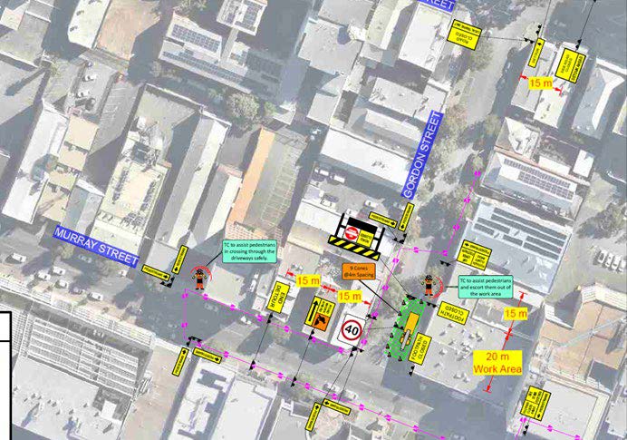Road Closure - Gordon and Murray Streets West Perth - 10 September 2026
