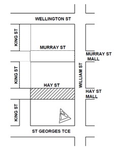 Road Closure - Hay Street Perth - 18 October 2026