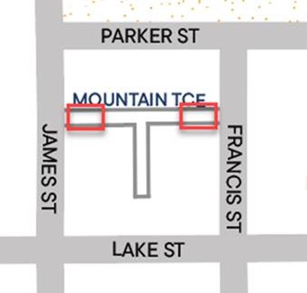 Road Closure - Mountain Terrace Northbridge - 8 to 12 June 2026