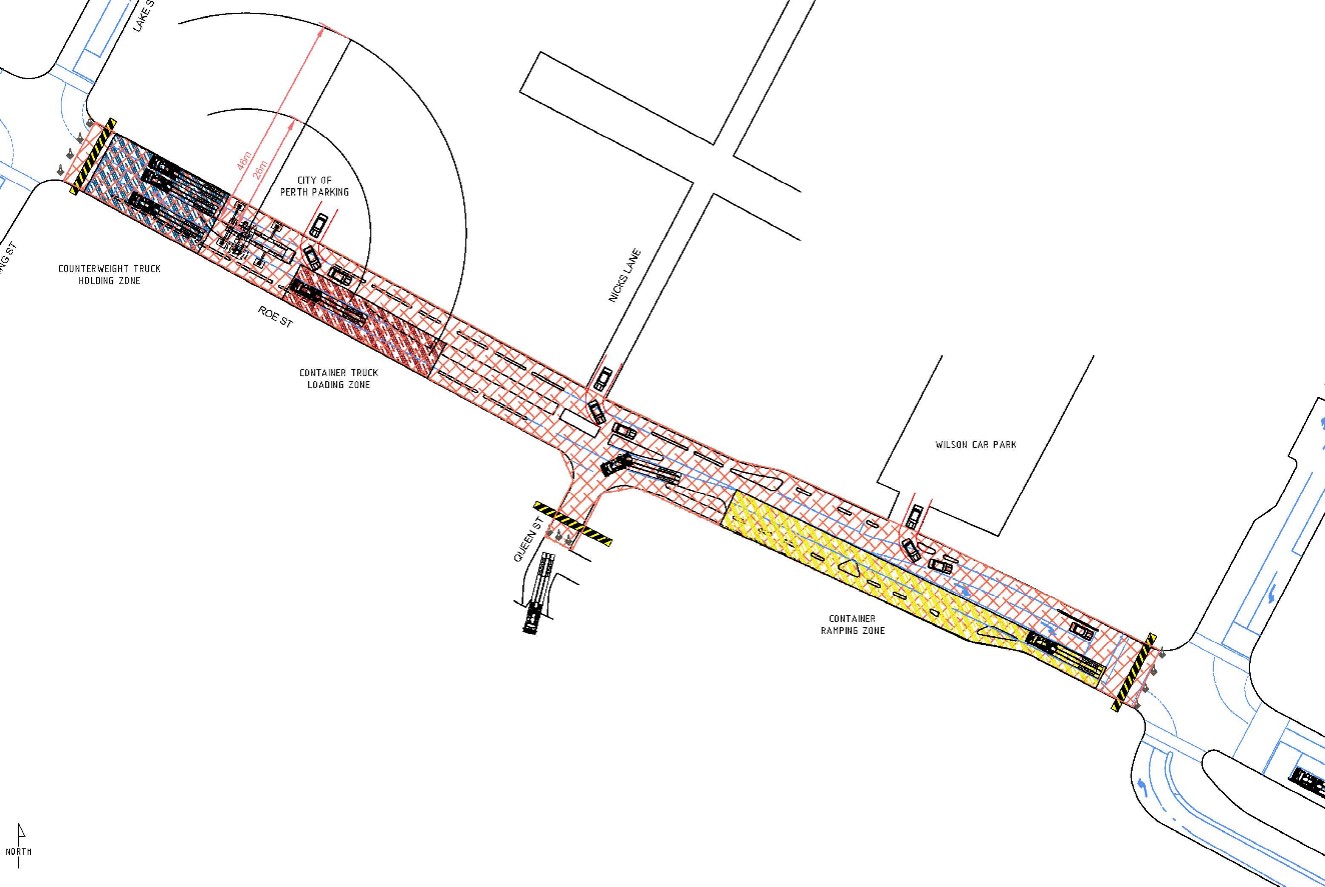 Road Closure - Roe Street Perth - 13 October 2026