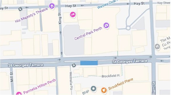 Road Closure - St Georges Terrace Perth - 28 June 2026