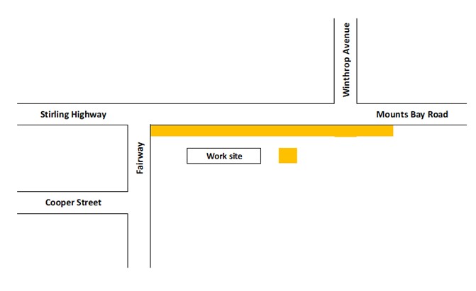Road Closure - Stirling HIghway Crawley - 1 to 19 December 2025