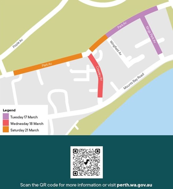Road Closure - Various Roads Crawley - 17 to 21 March 2026
