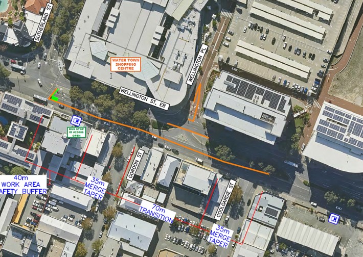 Road Closure - Wellington Street and Sutherland Street West Perth - 8 and 9 December 2025