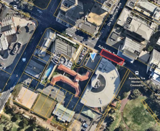 Road Closure - Adelaide Terrace East Perth - 15, 16 and 22 August 2026