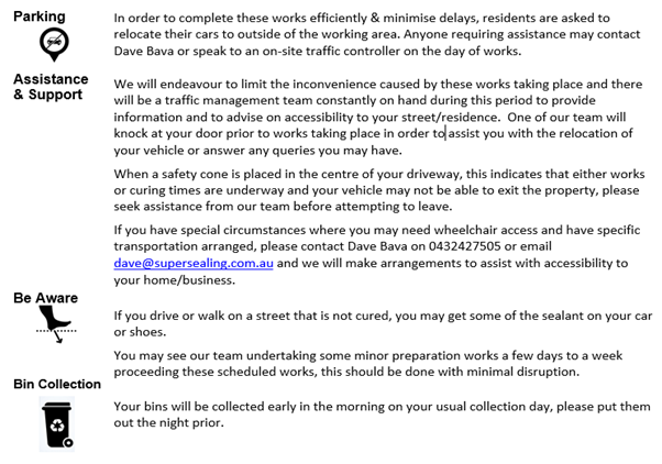 road closure - Bunbury Crescent East Perth - 11 May 2026 image 2