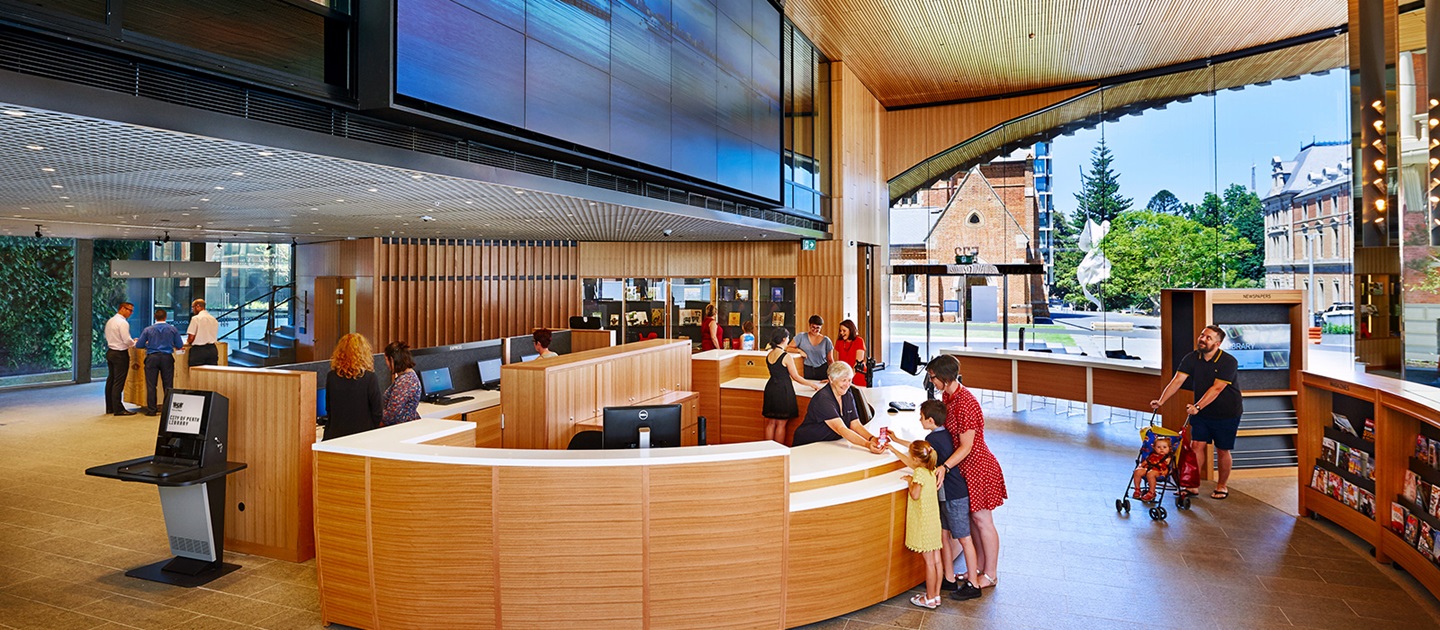 CoP library foyer