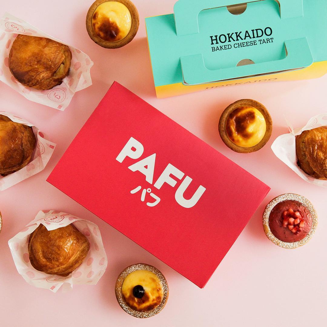 Hokkaido Baked Cheese Tart and Pafu Hokkaido Baked Cheese Tart and Pafu