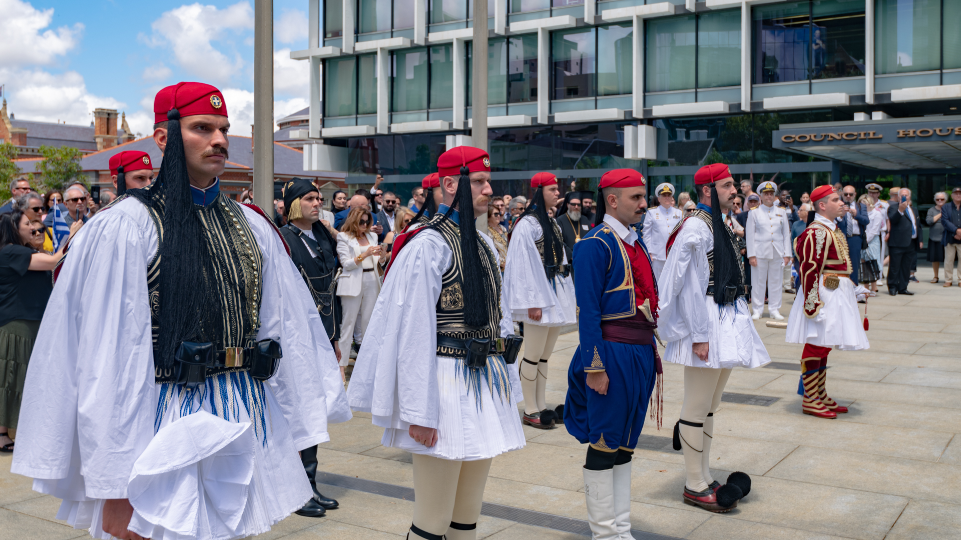 Greek Presidential Guard Flag Raising and Welcome Reception, November 2022