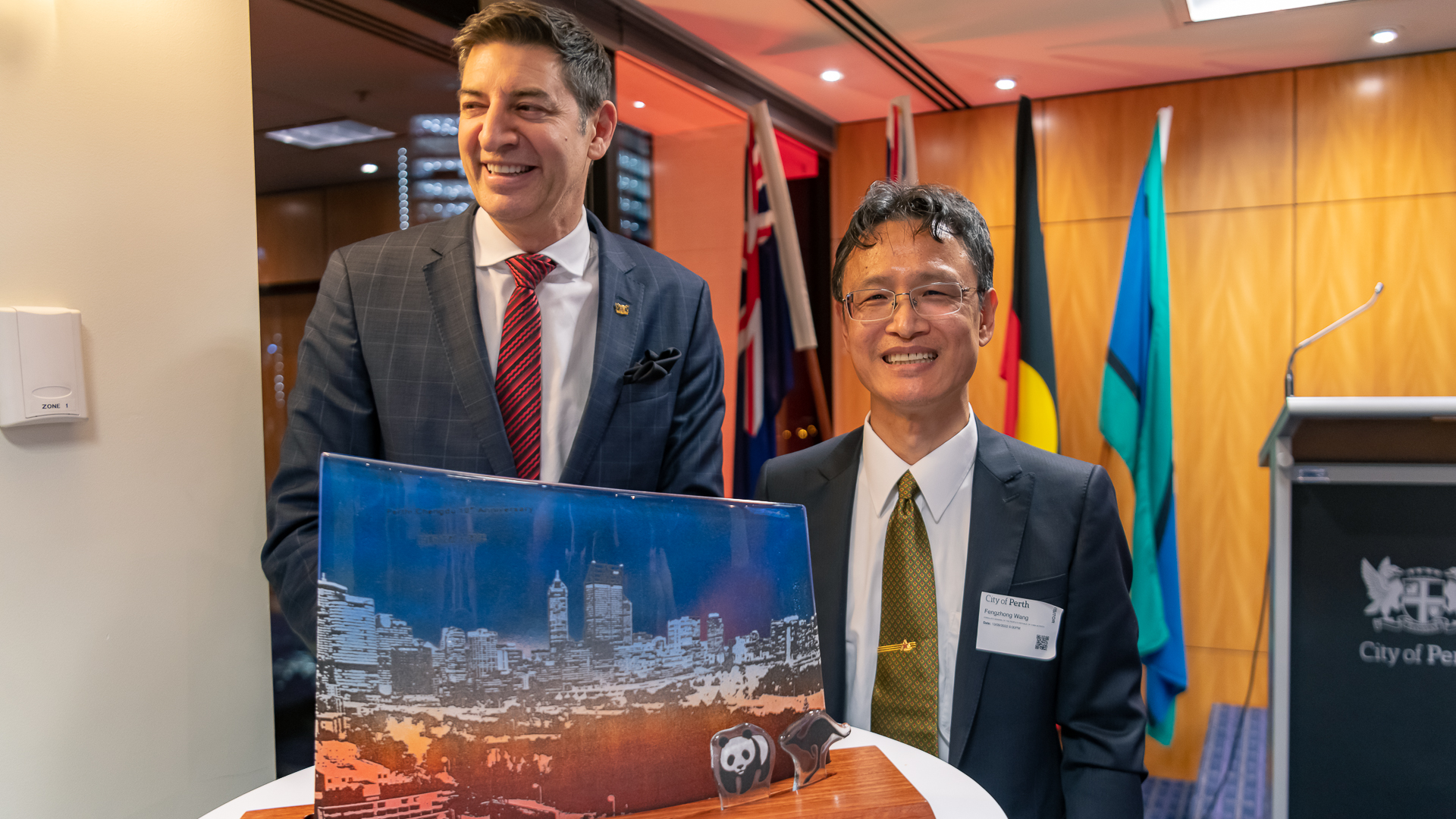 Perth-Chengdu 10th Anniversary Lighting Ceremony and Reception, September 2022